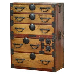 Japanische Tansu-Kommode, um 1870