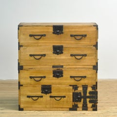 Japanese Tansu chest of drawers, circa 1870