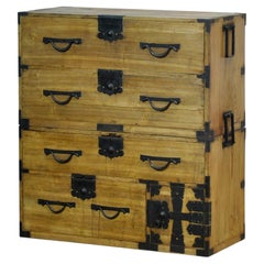 Japanese Tansu chest of drawers, circa 1870