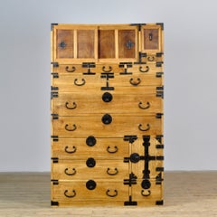 Japanese Tansu chest of drawers, circa 1880