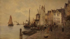 20th Century Signed R. Wagner Seascape Painting