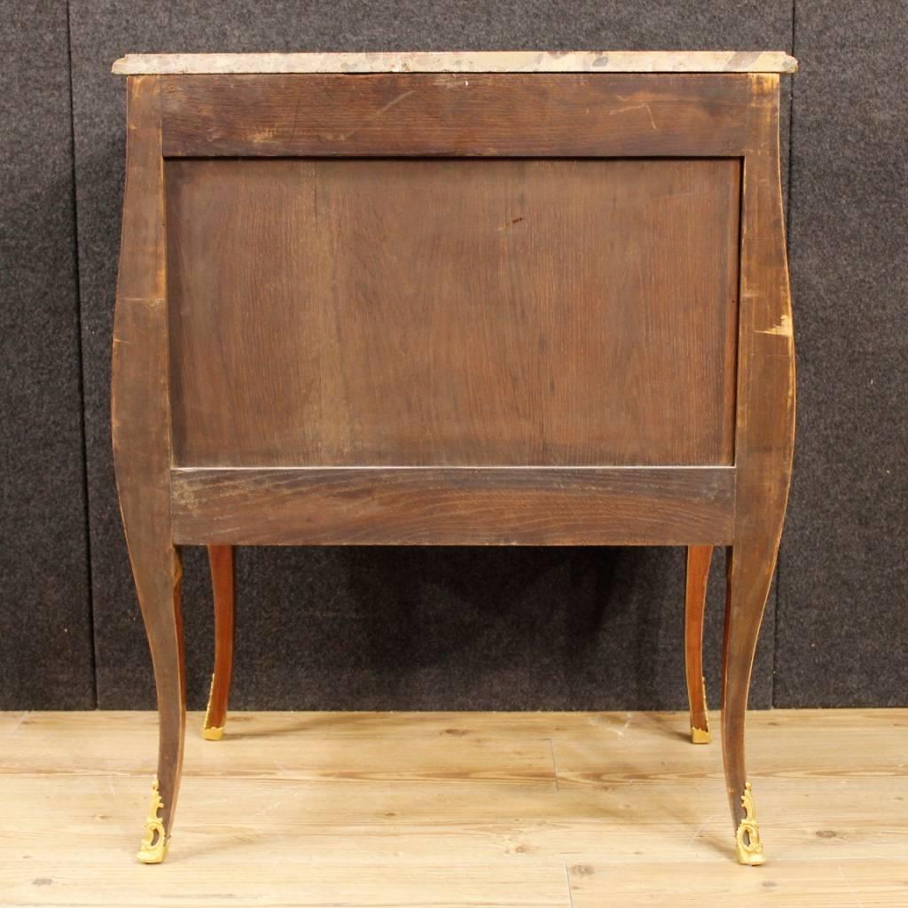 20th Century Inlaid Dresser with Marble Top 5