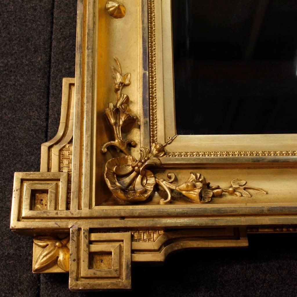19th Century French Golden Mirror 4