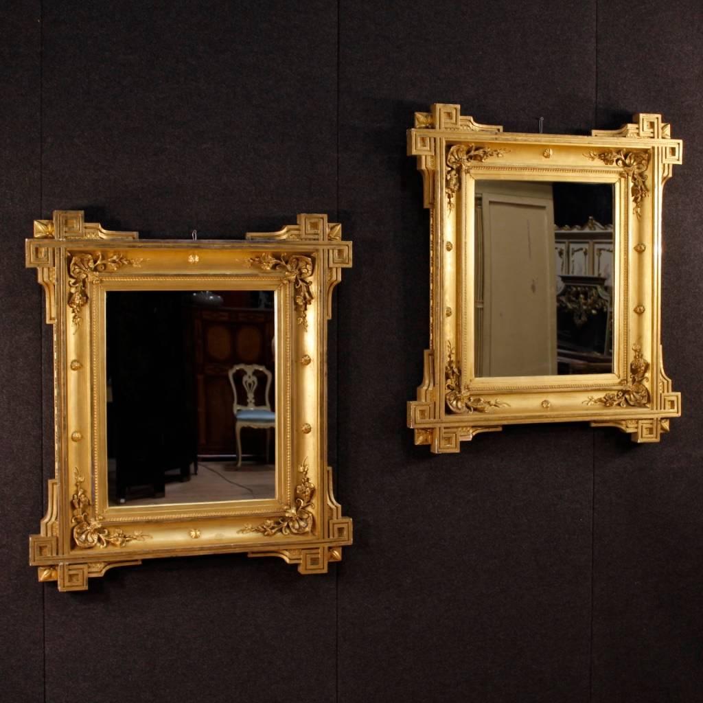19th Century French Golden Mirror 6