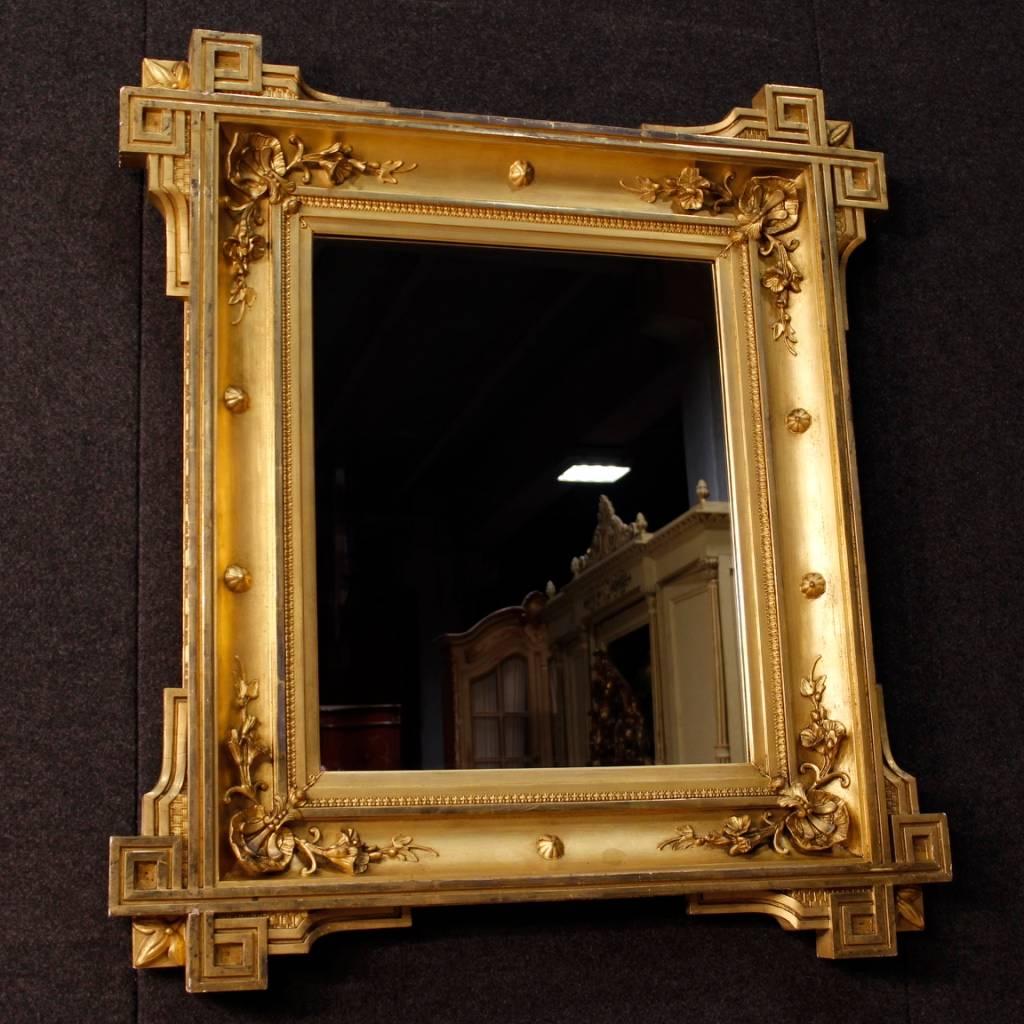 19th Century French Golden Mirror 3