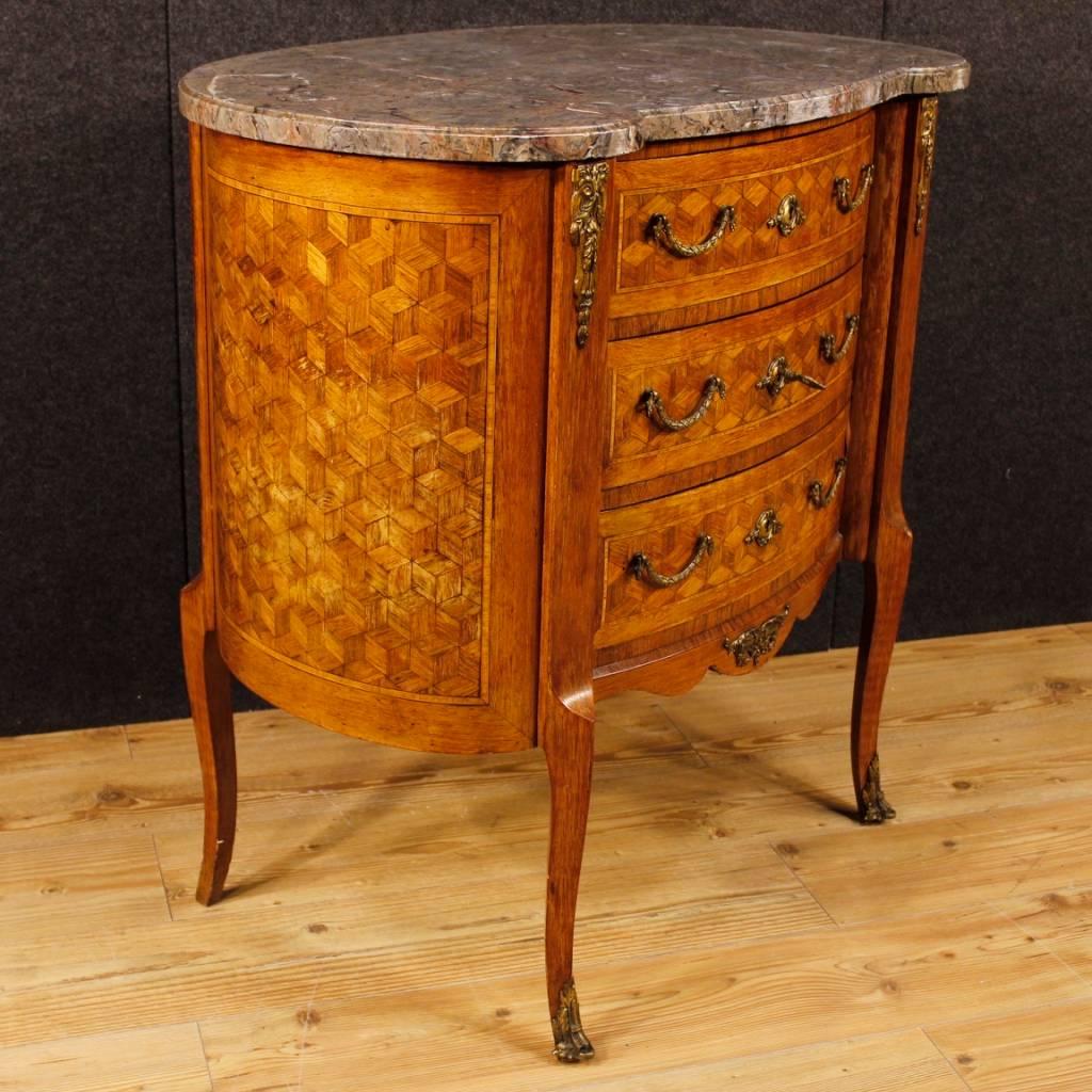 20th Century French Inlaid Commode 1