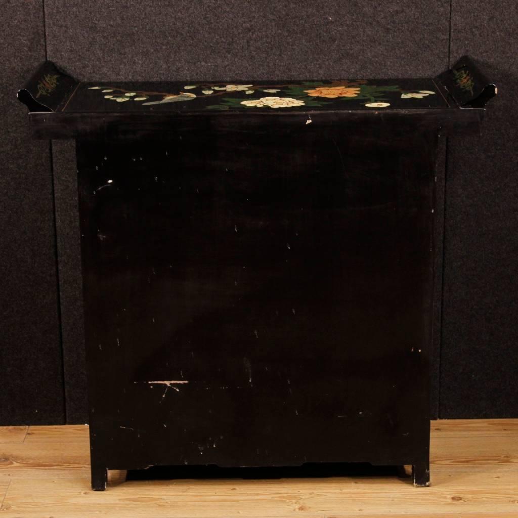20th Century Sideboard in Lacquered and Painted Wood 5