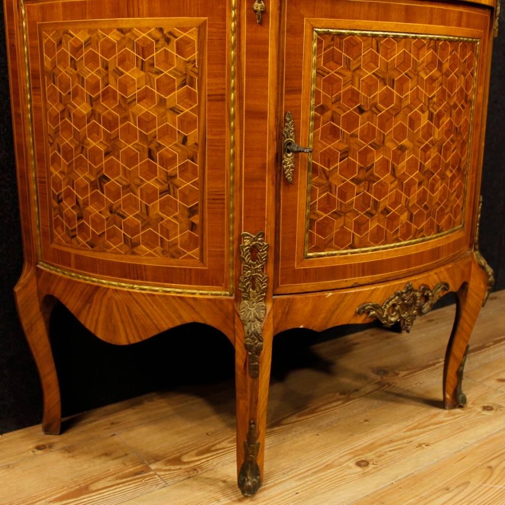 20th Century French Inlaid Sideboard with Bronze and Brass 3