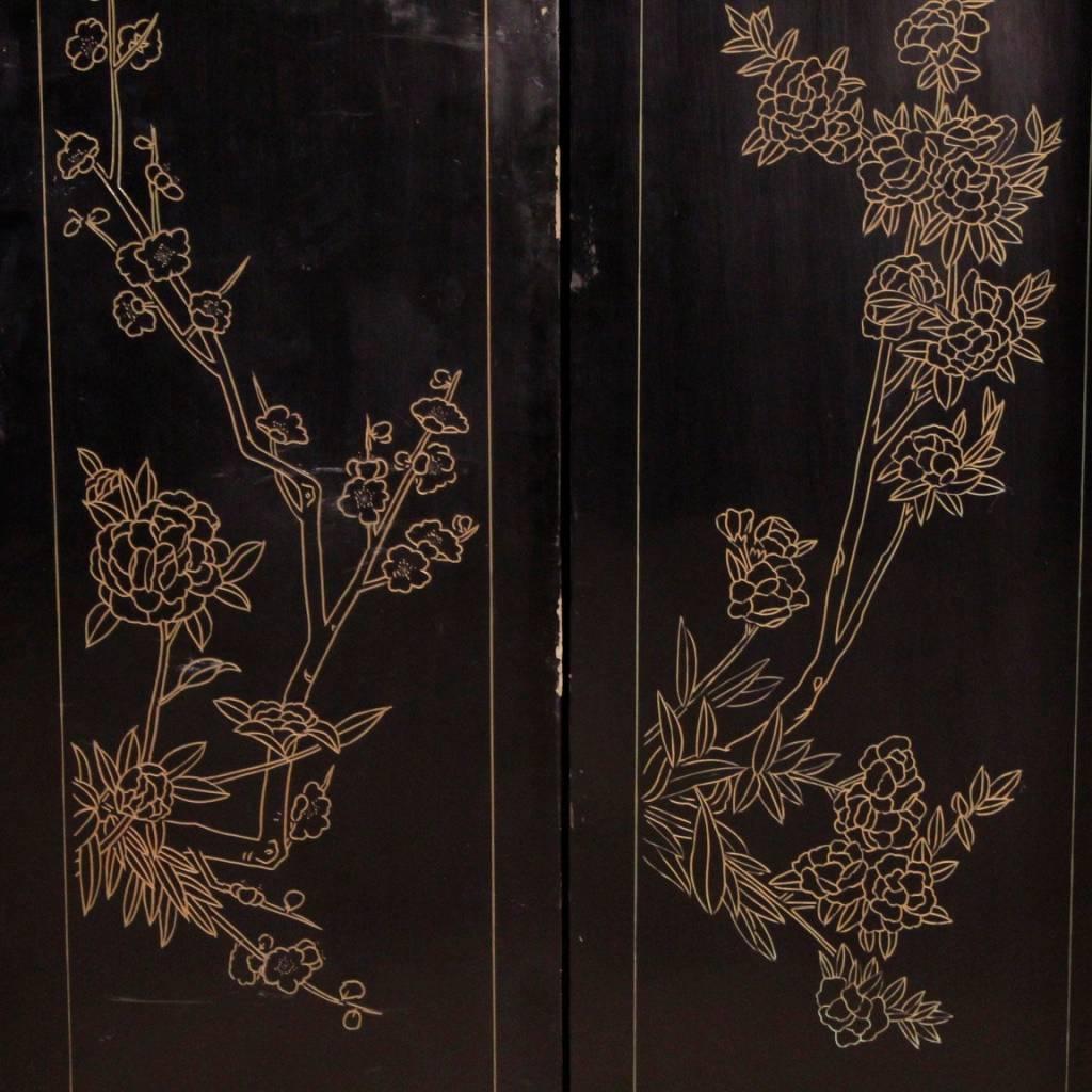 20th Century French Lacquered and Gilt Screen 6