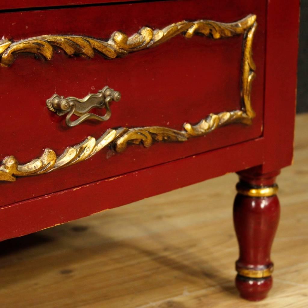 20th Century Spanish Gild and Lacquered Dresser 5