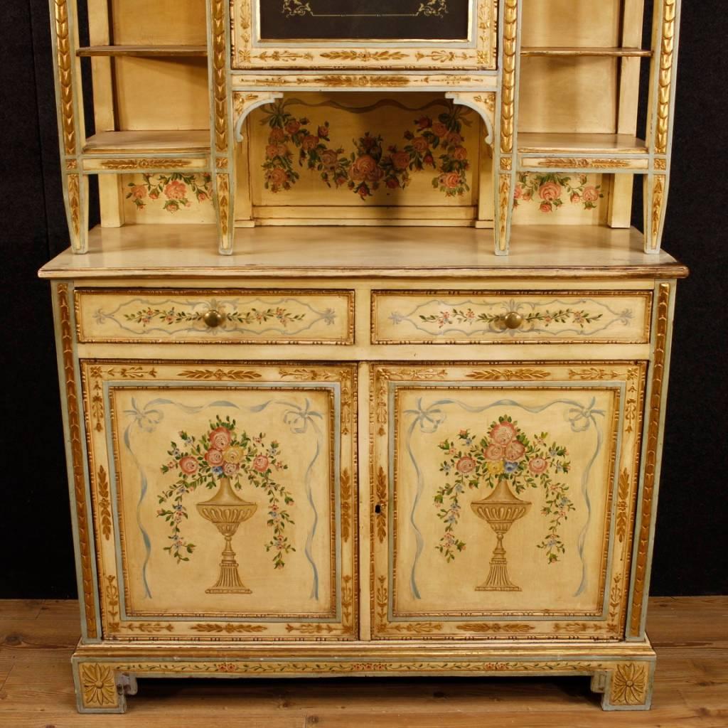 Painted 20th Century Italian Lacquered Cupboard