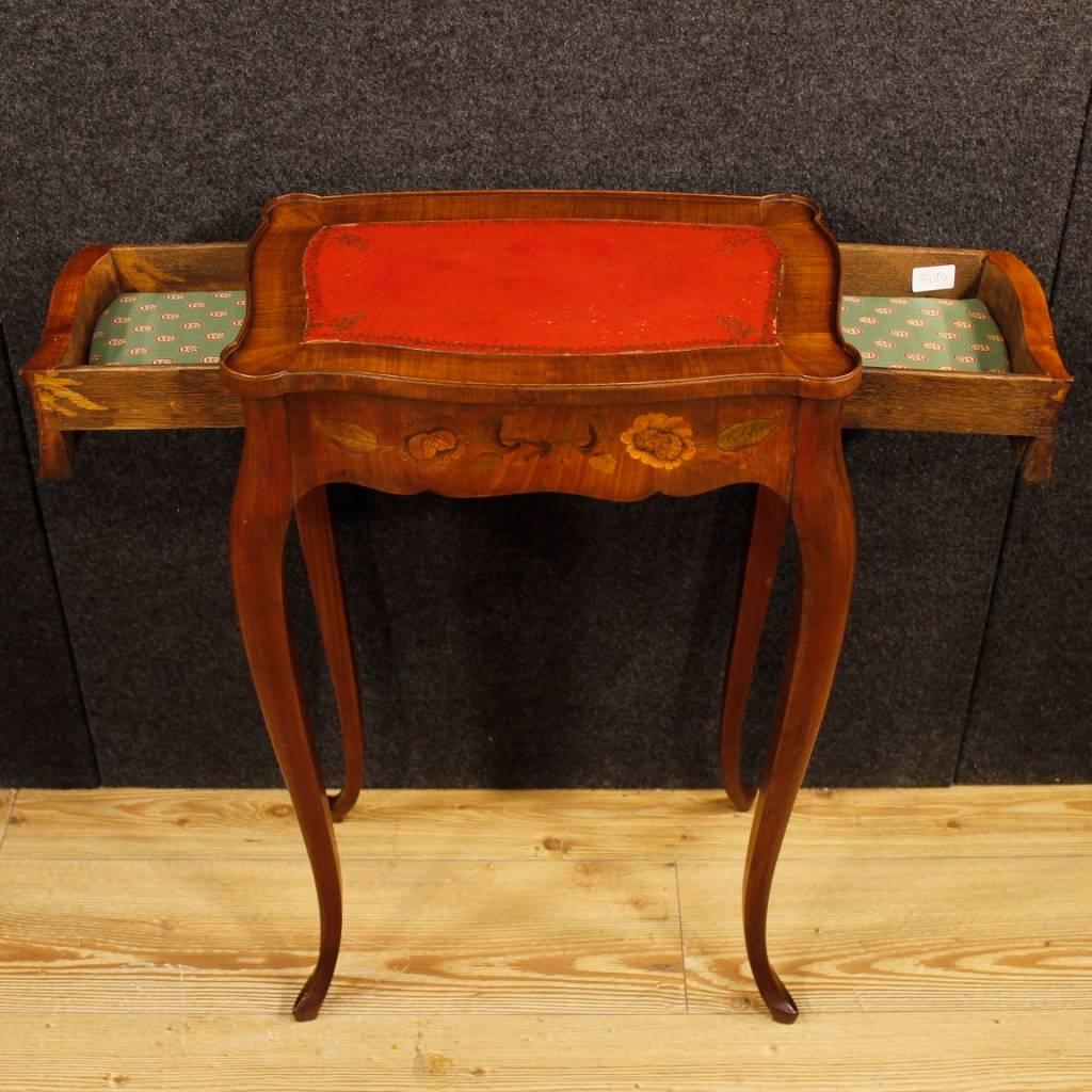 20th Century French Inlaid Side Table 3