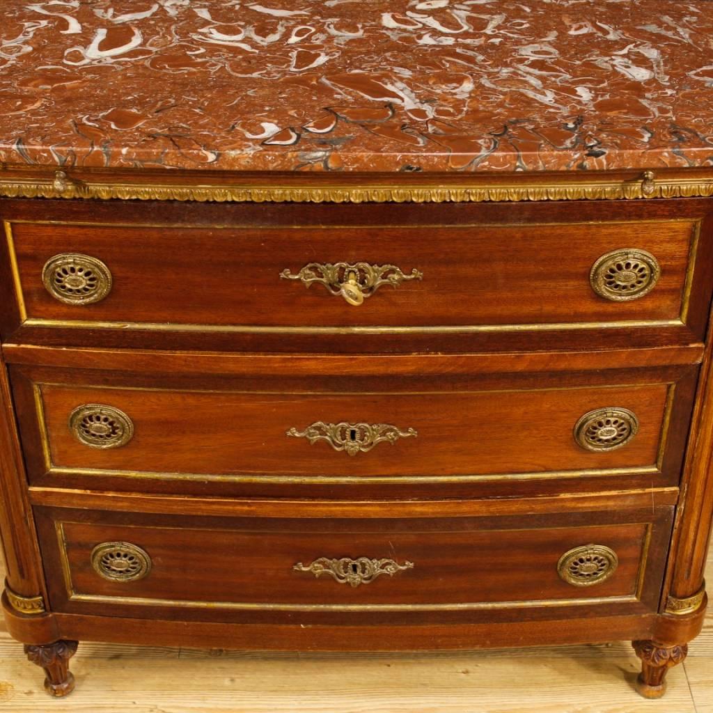 Gilt 20th Century French Commode in Louis XVI Style