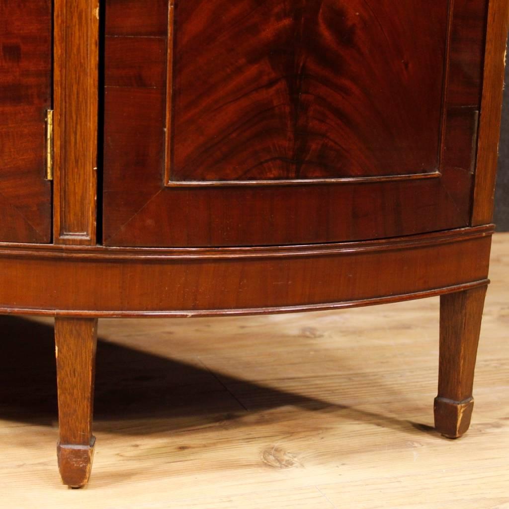 English Demilune Sideboard in Mahogany Wood from 20th Century 6