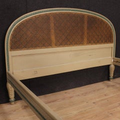 Italian Lacquered Double Bed in Louis XVI Style from 20th Century