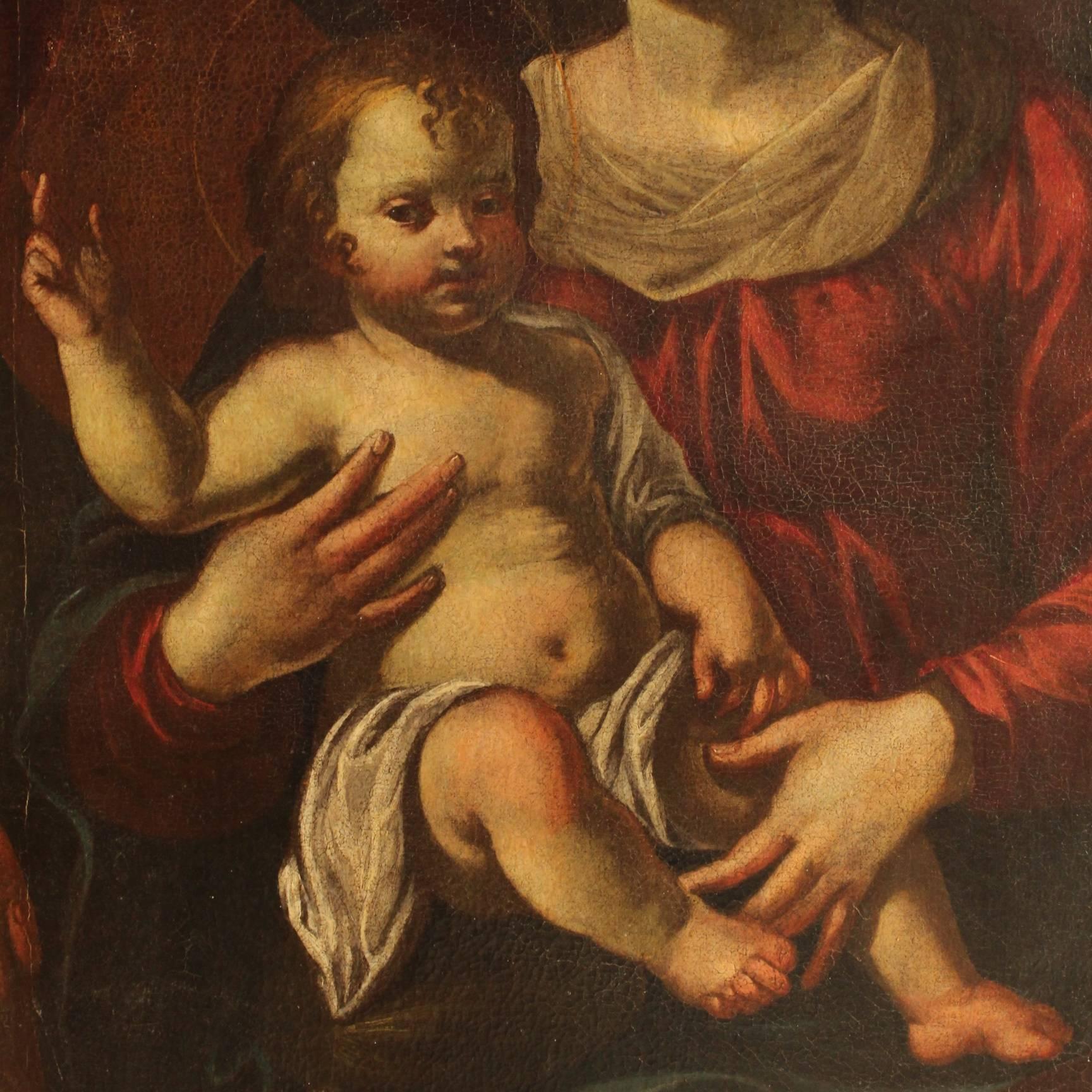Carved 18th Century Painting 