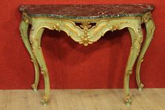 20th Century in Lacquered Wood Console Table