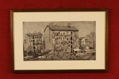 1971 "From the Embankment" Federica Galli's Etching