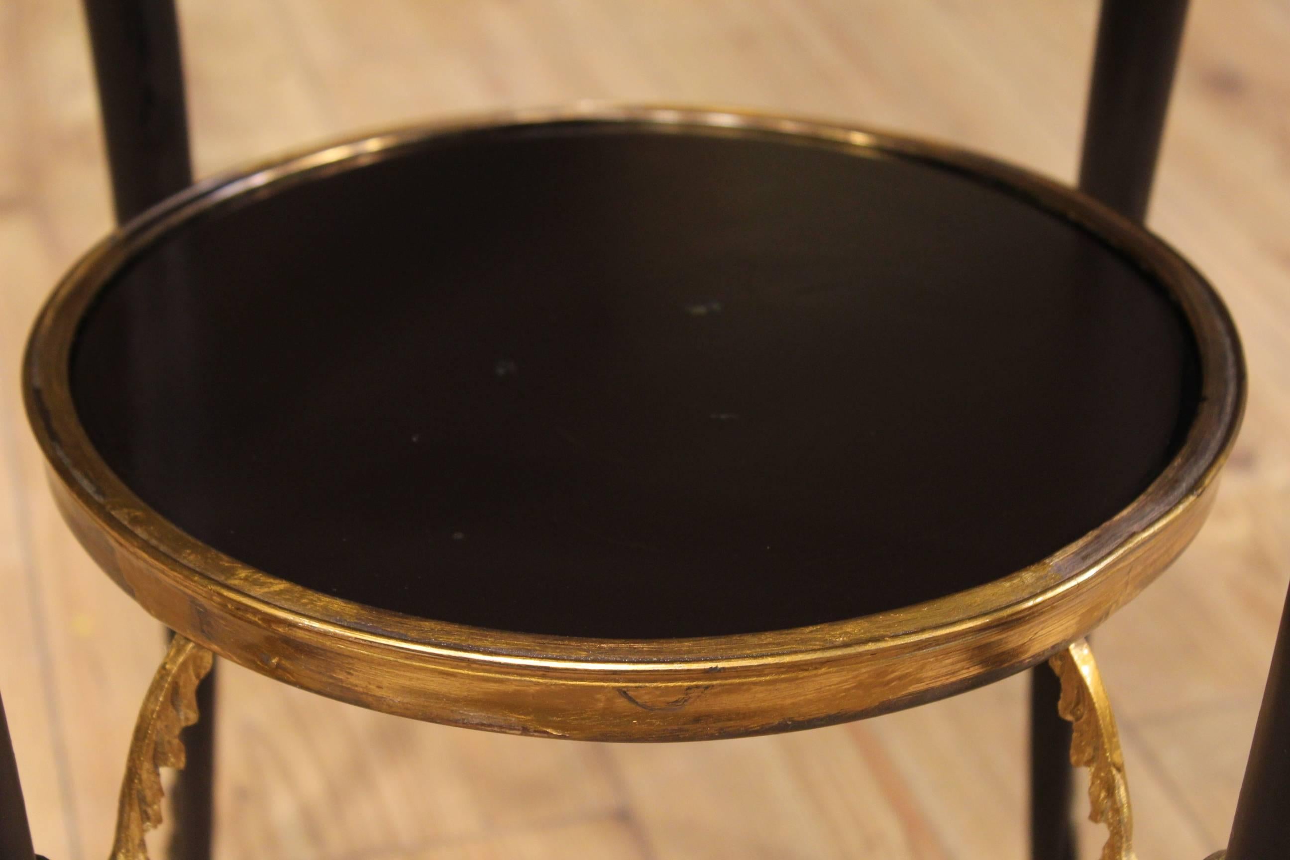 20th Century Design Black Lacquered Coffee Table 2