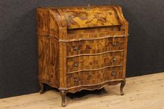20th Century Walnut and Burl Bureau