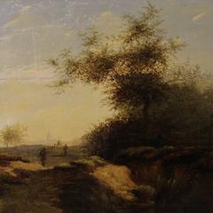 19th Century Oil on Panel Made by Oak