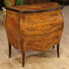 20th Century Dresser Burl Walnut and Rosewood