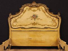 20th Century Queen-Size Bed Made by Lacquered Wood