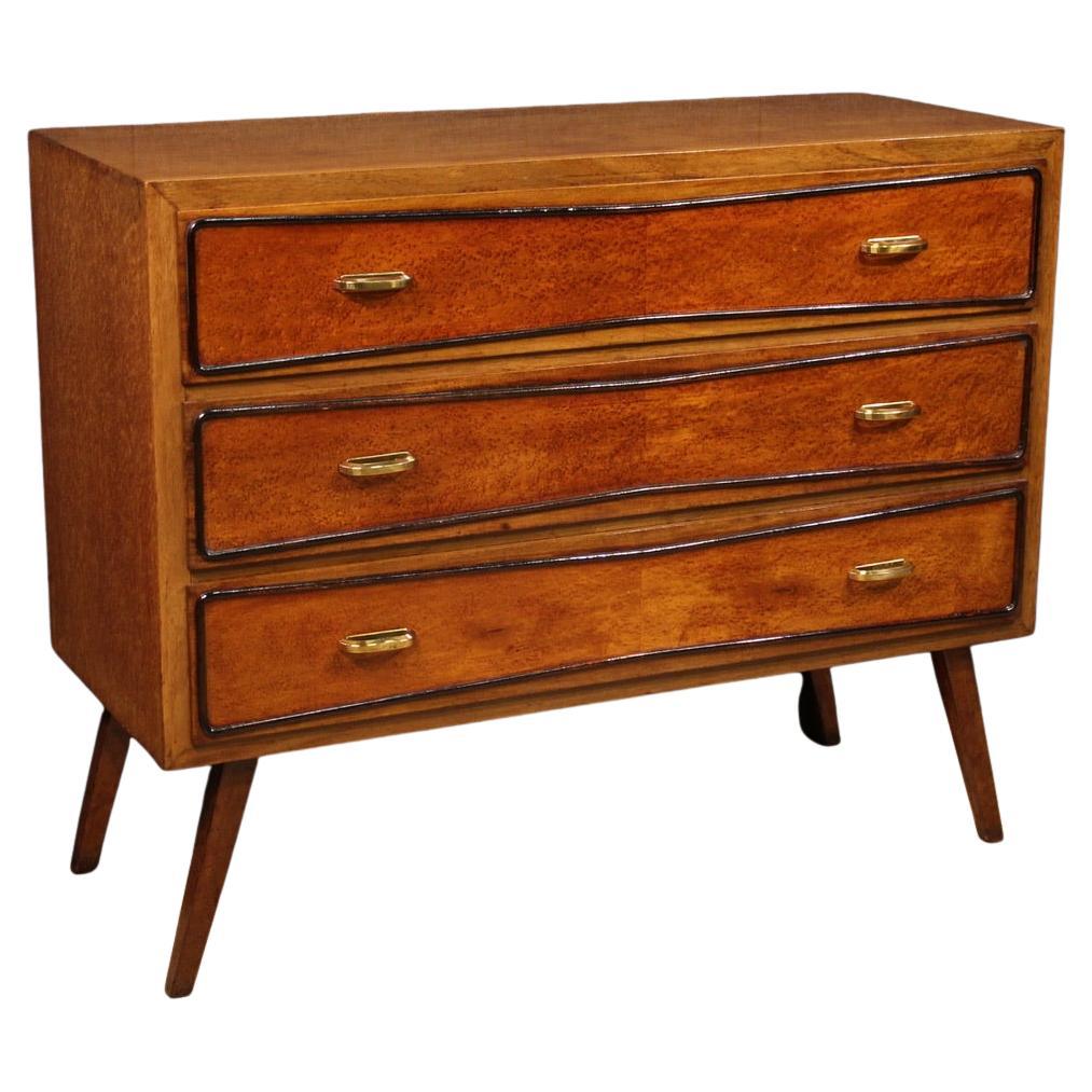 20th Century Wood Italian Modern Design Commode, 1970 For Sale