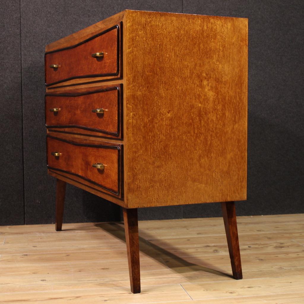 Late 20th Century 20th Century Wood Italian Modern Design Commode, 1970 For Sale