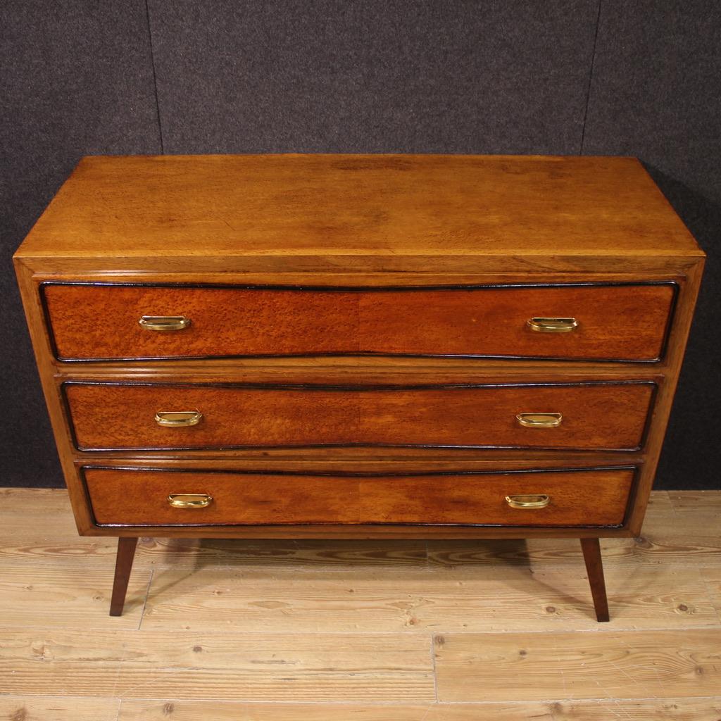 20th Century Wood Italian Modern Design Commode, 1970 For Sale 4