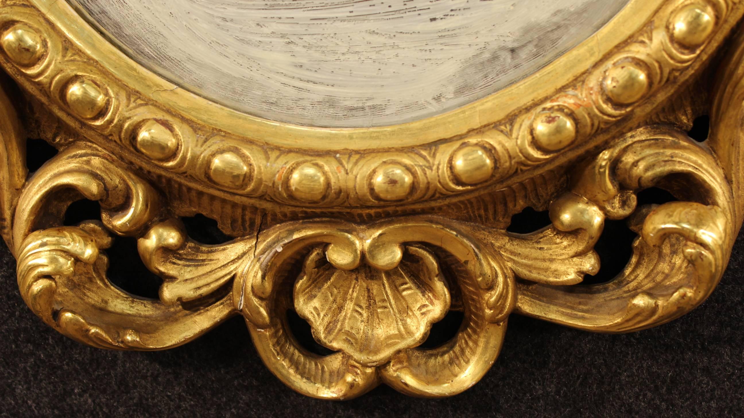 Early 20th Century Mirror Made by Giltwood 3