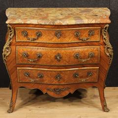 20th Century Dresser Made by Walnut with Marble Top