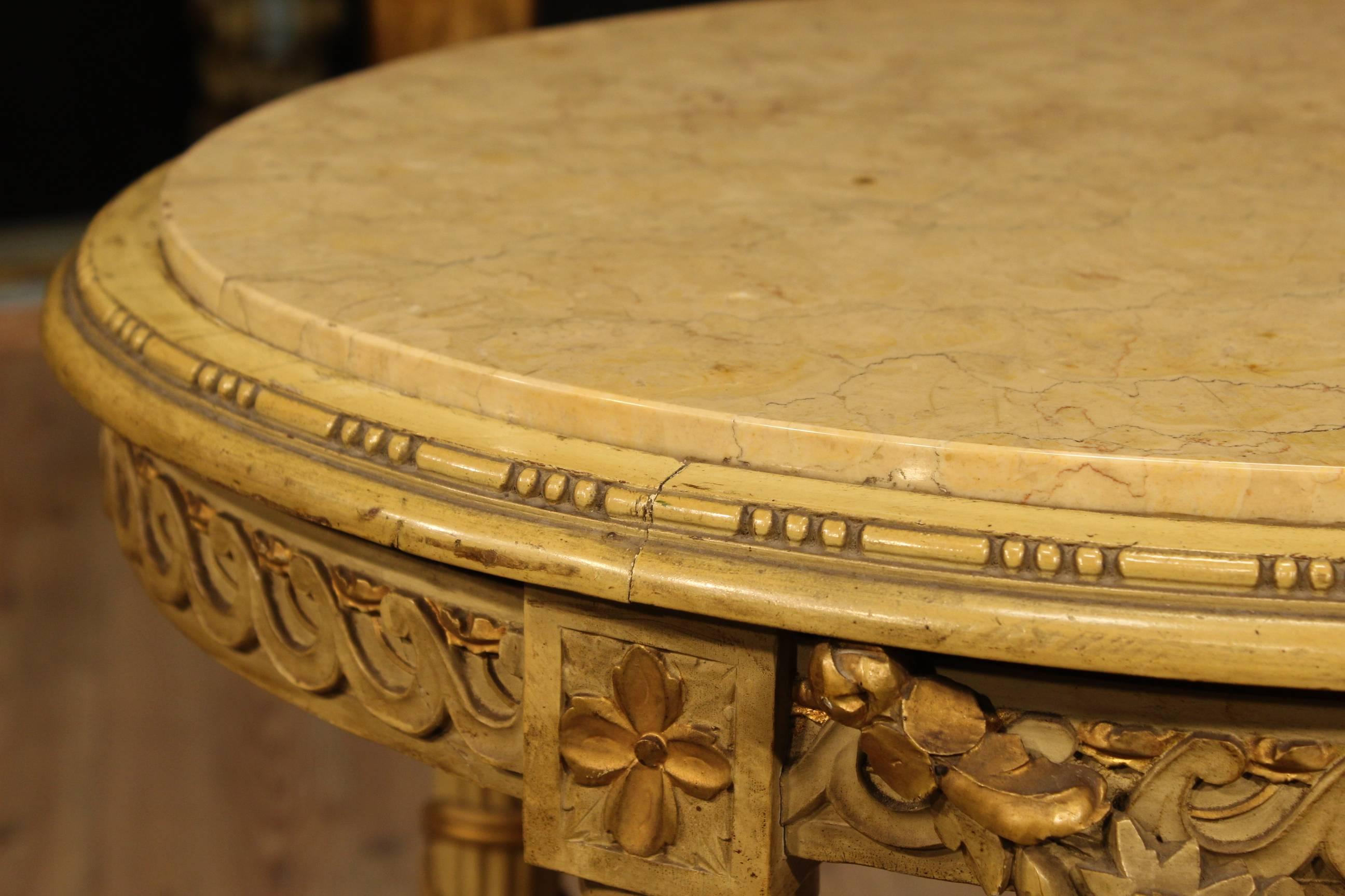 19th Century French Coffee Table in Louis XVI Style 4