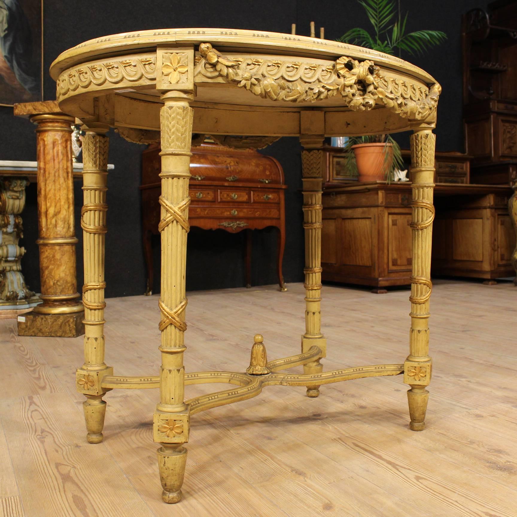 19th Century French Coffee Table in Louis XVI Style 5