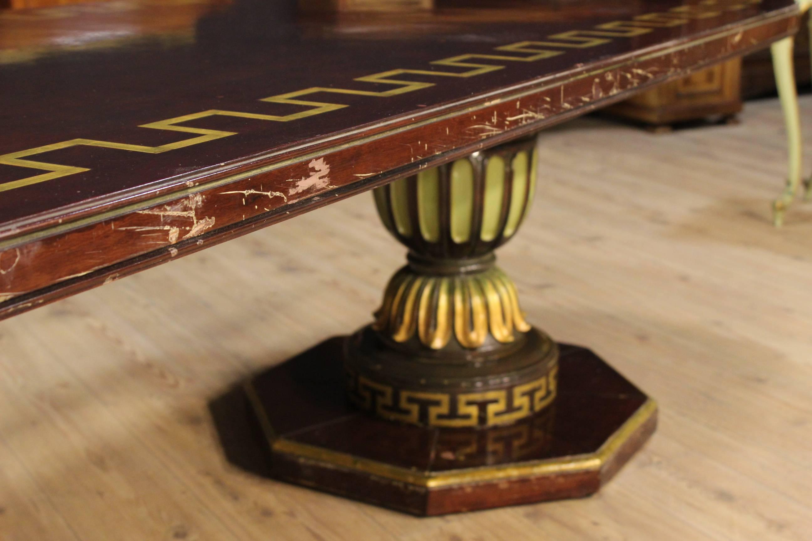 20th Century Spanish Lacquered Table 3