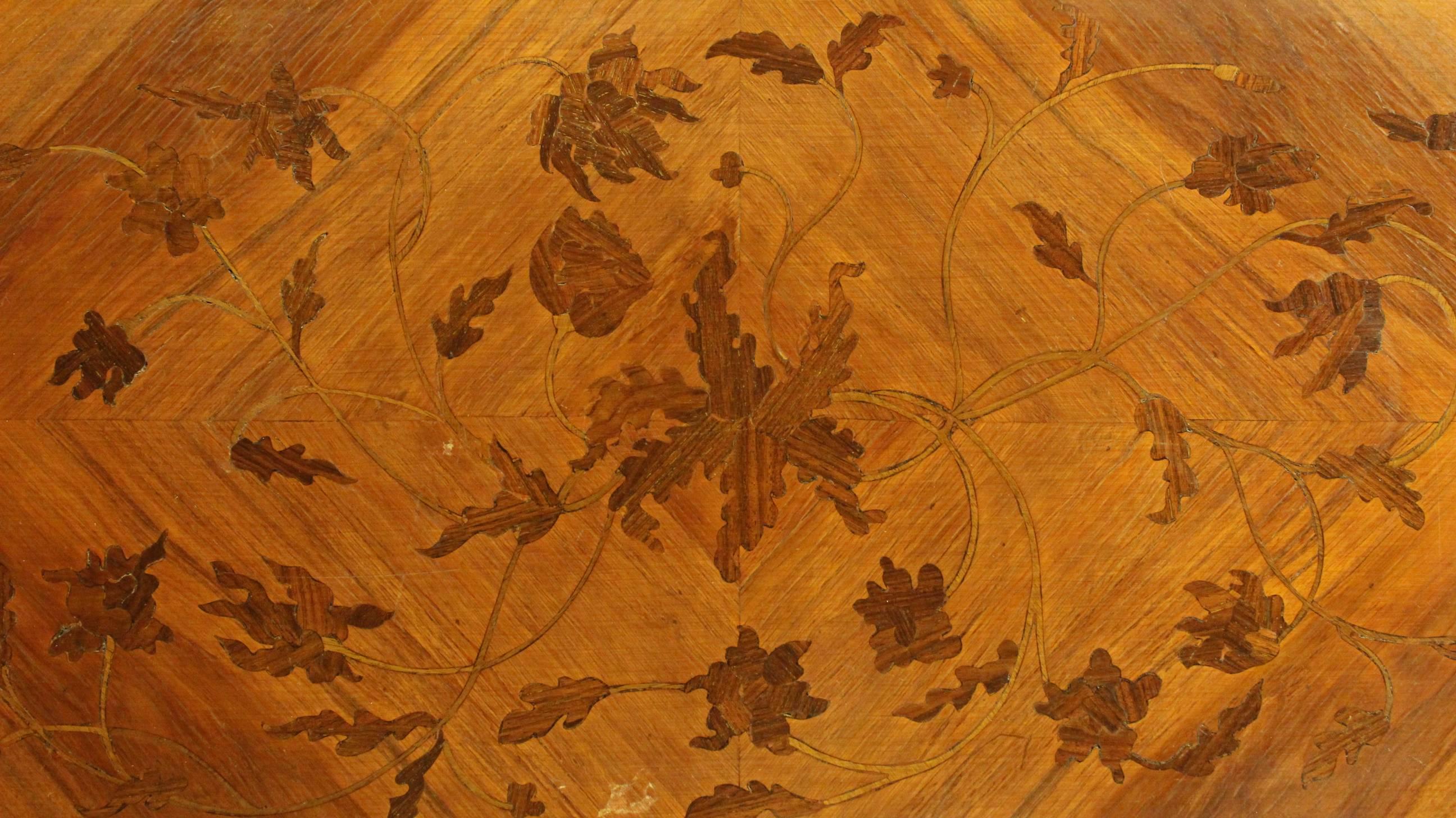 20th Century French Inlaid Coffee Table 1