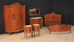 20th Century Venetian Lacquered and Gilded Wardrobe