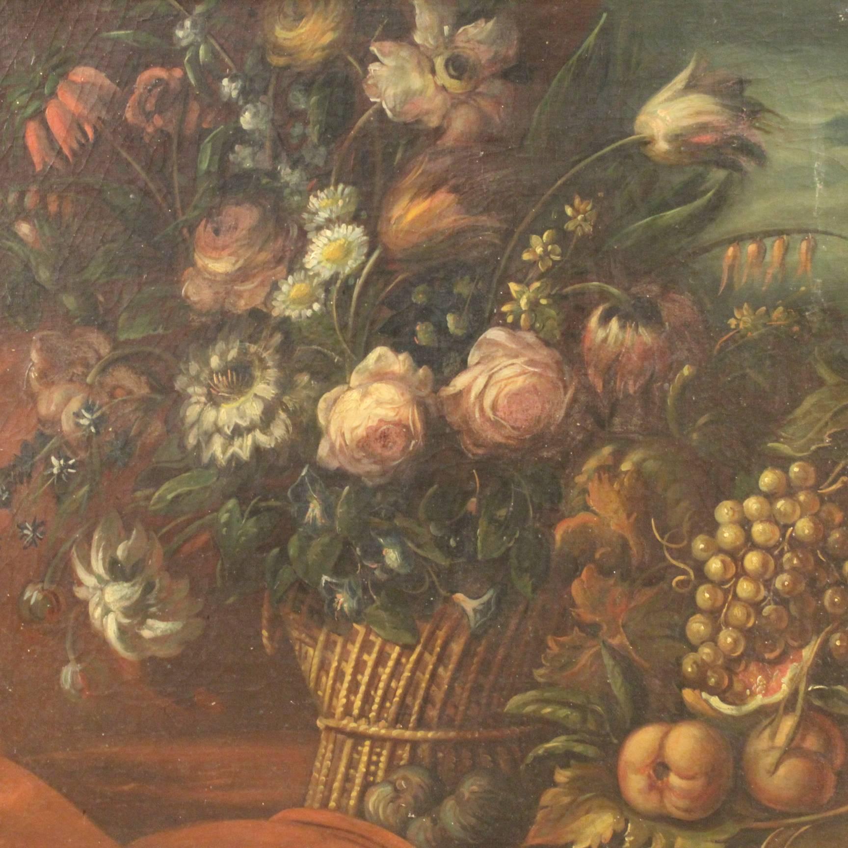 19th Century French Still Life Painting In Good Condition In Vicoforte, Piedmont