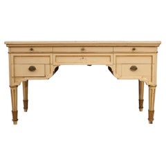 Lacquered and painted Italian desk from the 1930s