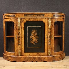20th-Century English Inlaid Wood Sideboard, 1920