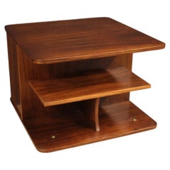 20th Century Modern Design Wood Italian Coffee Table, 1970s