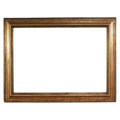 Italian carved and gilded wooden frame for a mirror or painting, 1950