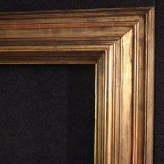 Italian carved and gilded wooden frame for a mirror or painting, 1950