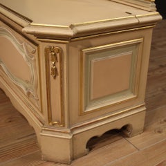 20th Century Lacquered, Painted and Gilded Wood Venetian Chest, 1980