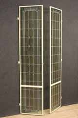20th Century Pair of Italian Colored Glass Windows