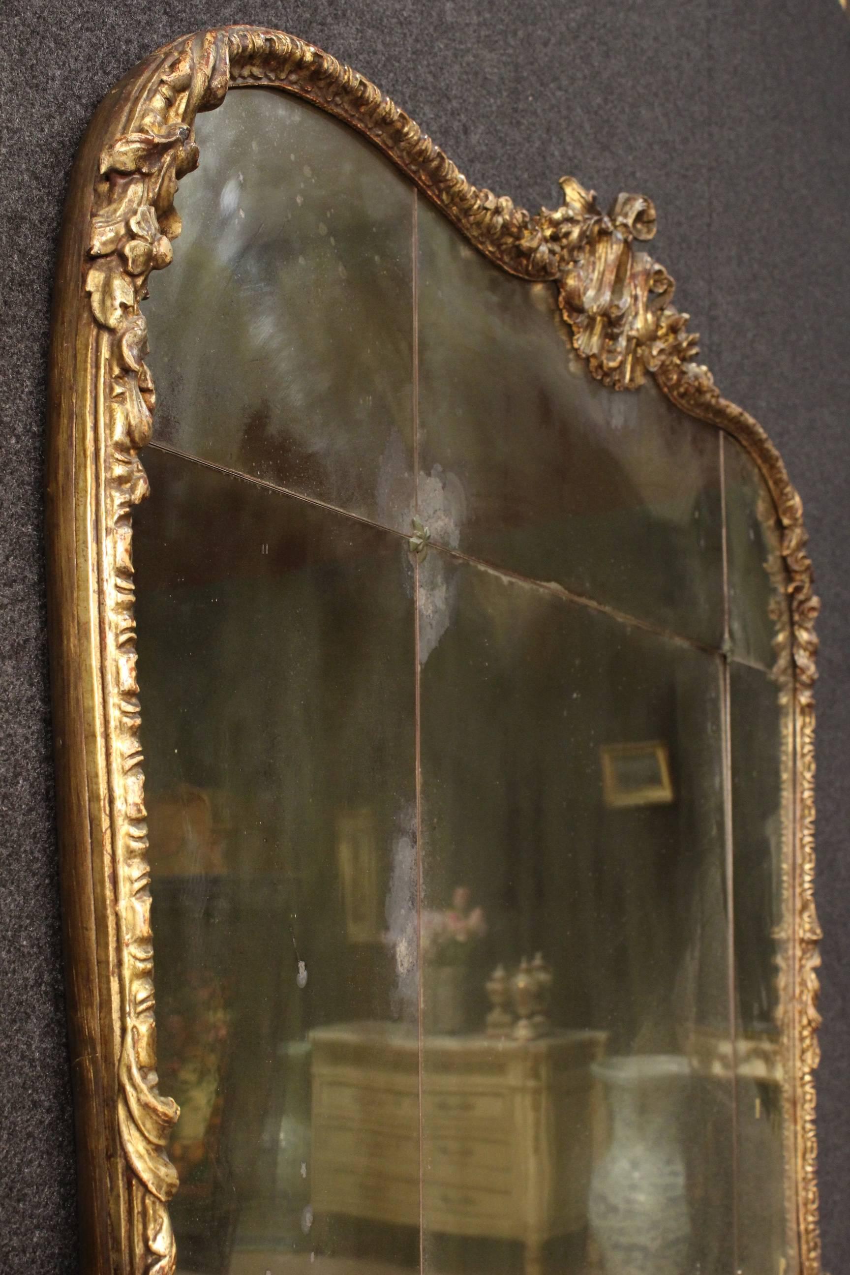20th Century Italian Golden Mirror 5