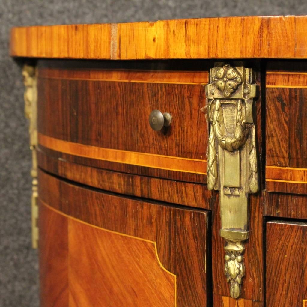 20th Century French Demi Lune Dresser In Good Condition In Vicoforte, Piedmont