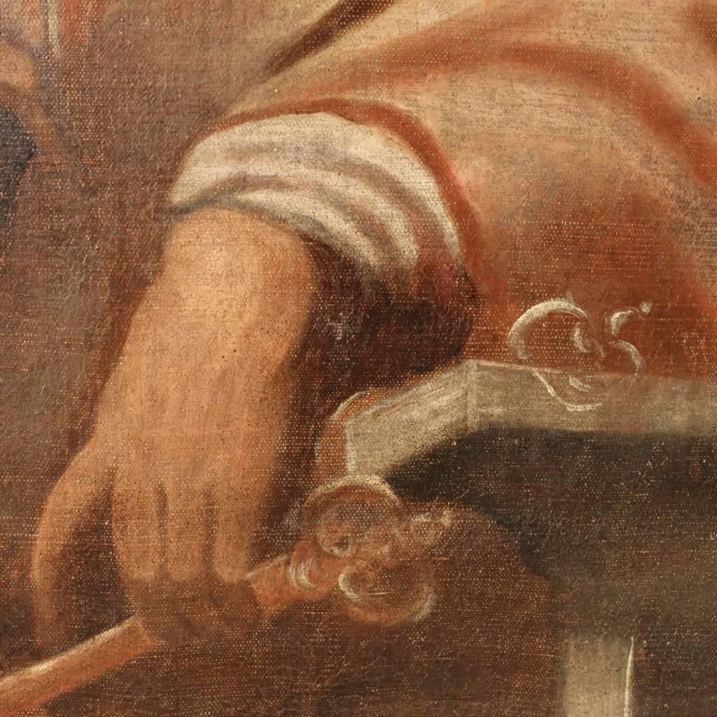18th Century Italian Painting Depicting 