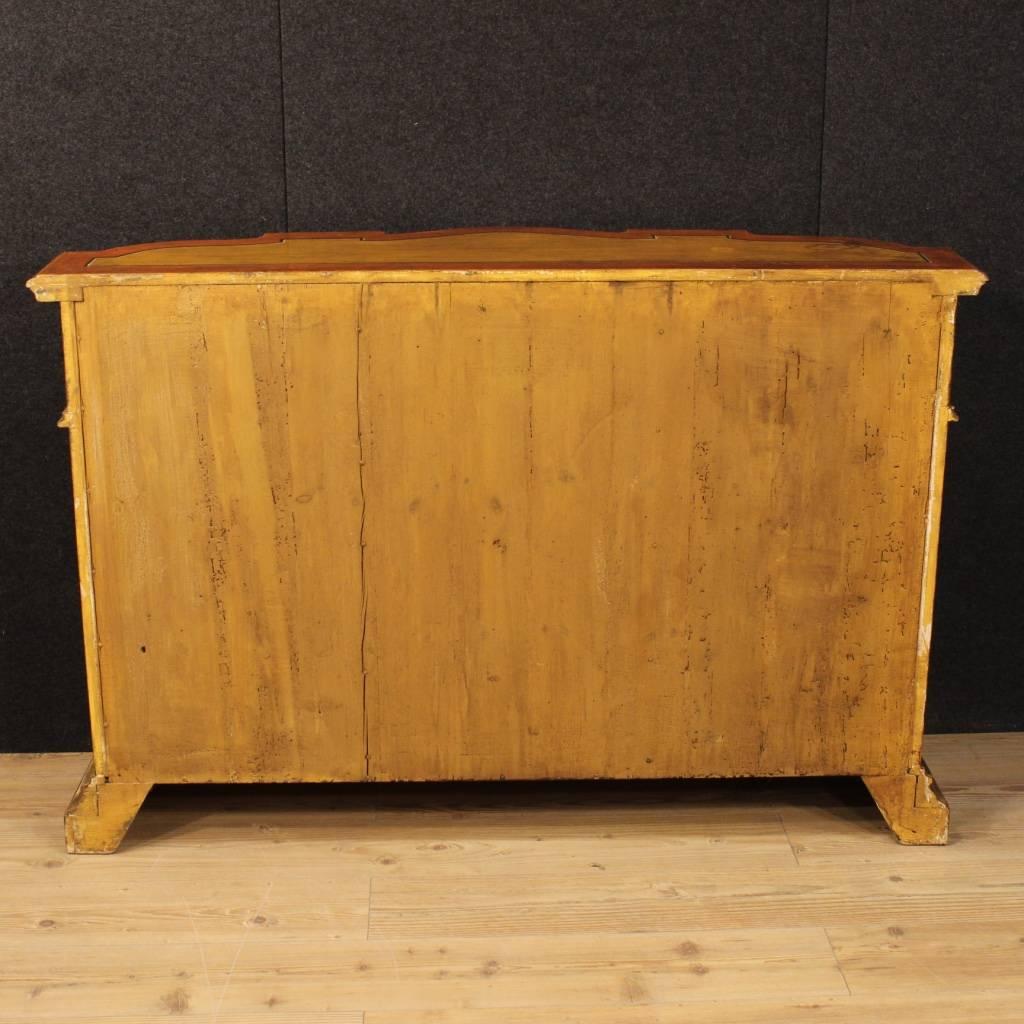 20th Century, Venetian Lacquered and Painted Sideboard 5