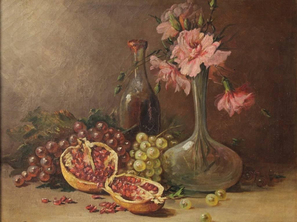 20th Century Pair of French Still Life Paintings For Sale at 1stdibs
